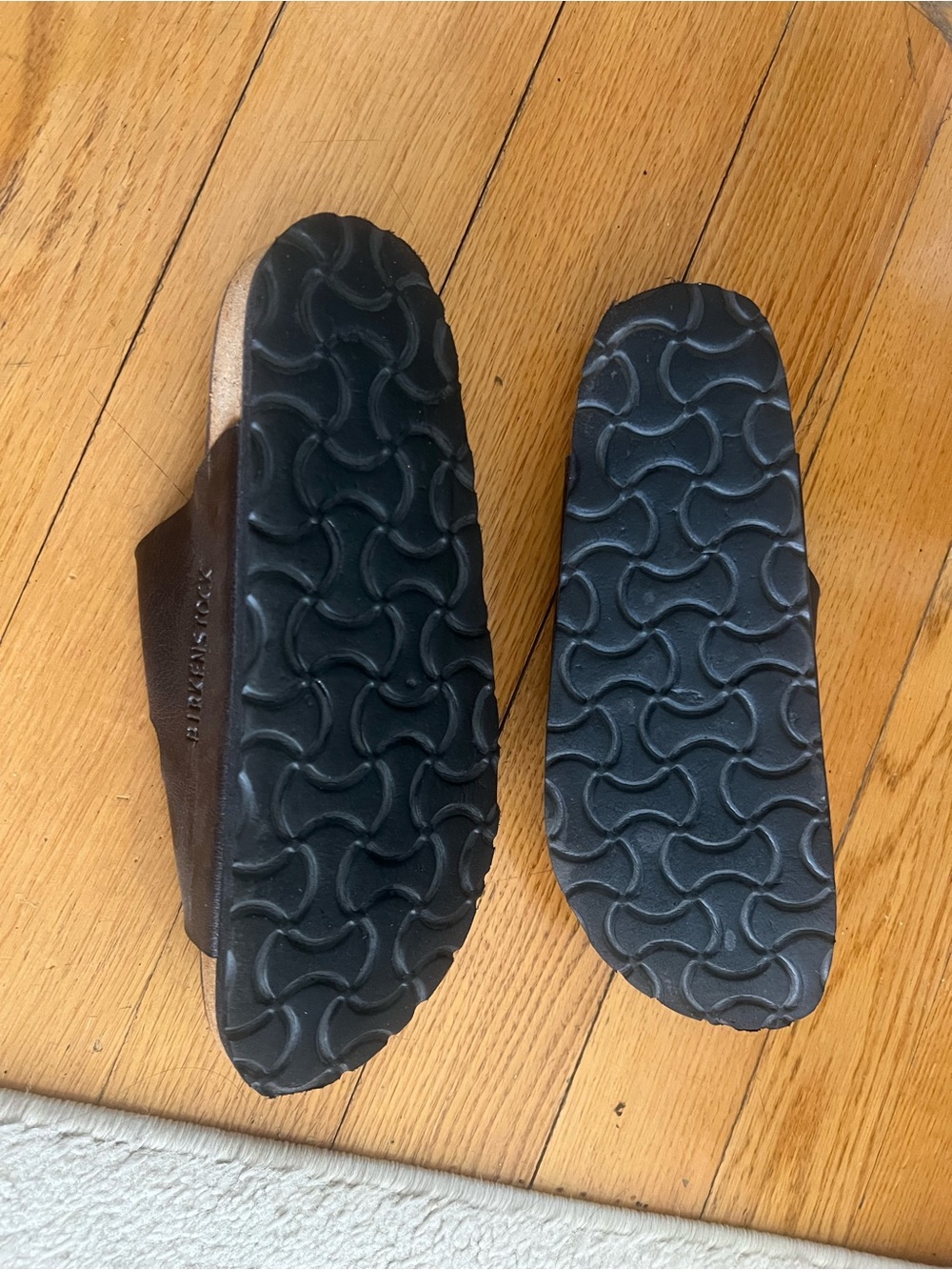 Birkenstock Brown Double Strap Sandals - Picture 4 of 5